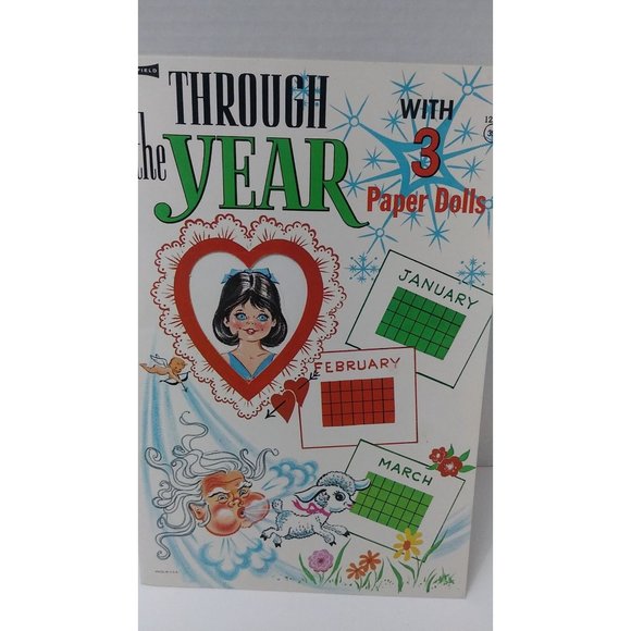 Vintage Saalfield paper dolls through the years UNCUT Paper Dolls book - Picture 3 of 9